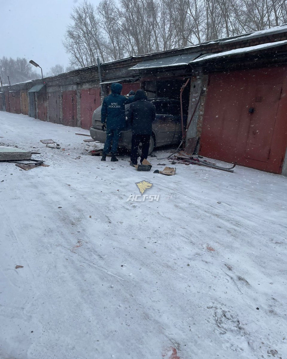 Взрыв в гаражном обществе 