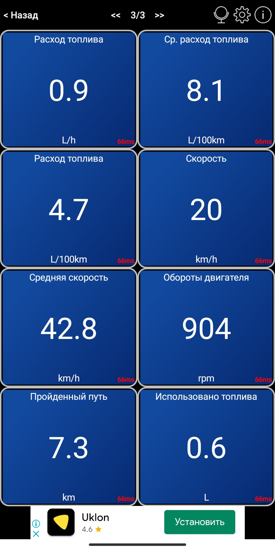 Равны ли показания Car Scanner показаниям расхода топлива БК? — Mazda 6  (1G) GG, 1,8 л, 2006 года | другое | DRIVE2