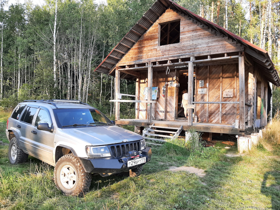 Хутор Академика. ГЭС № 19 Питкякоски. Озеро Тенткенлампи - Jeep Grand Cherokee (