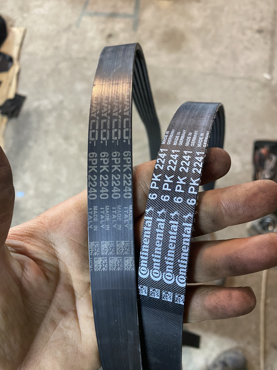 Замена навесного ремня и перепрессовка подшипников в роликах — Mazda 6 ...