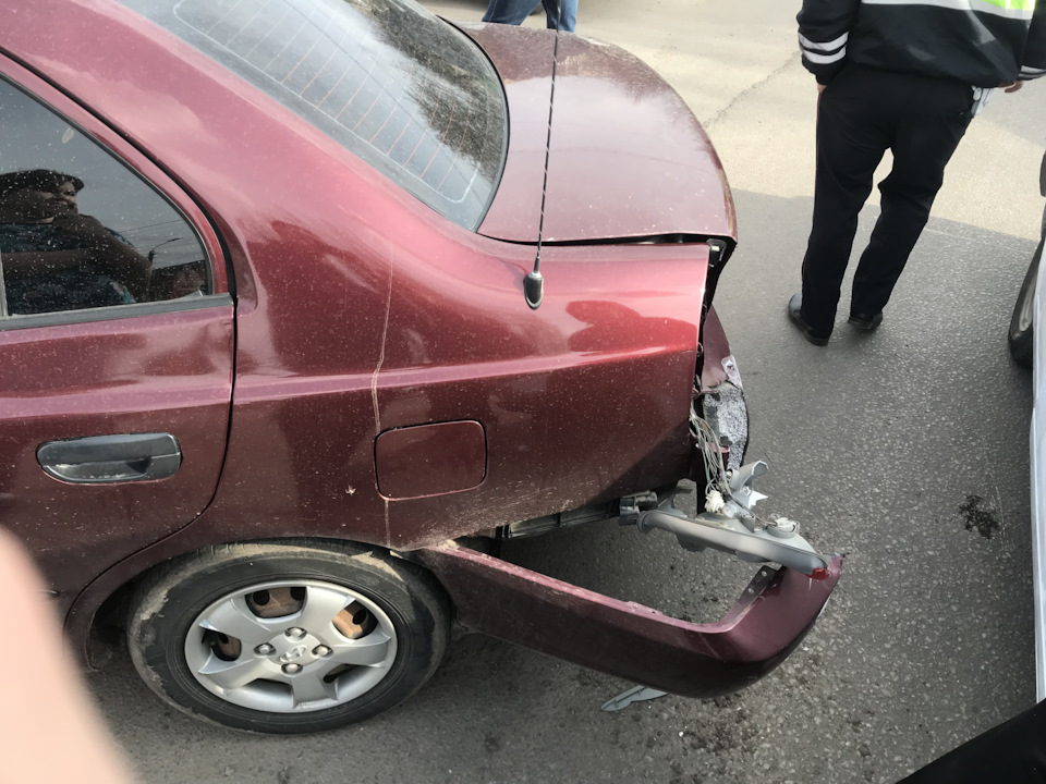 ДТП — Hyundai Accent (2G), 1,5 л, 2007 года | ДТП | DRIVE2