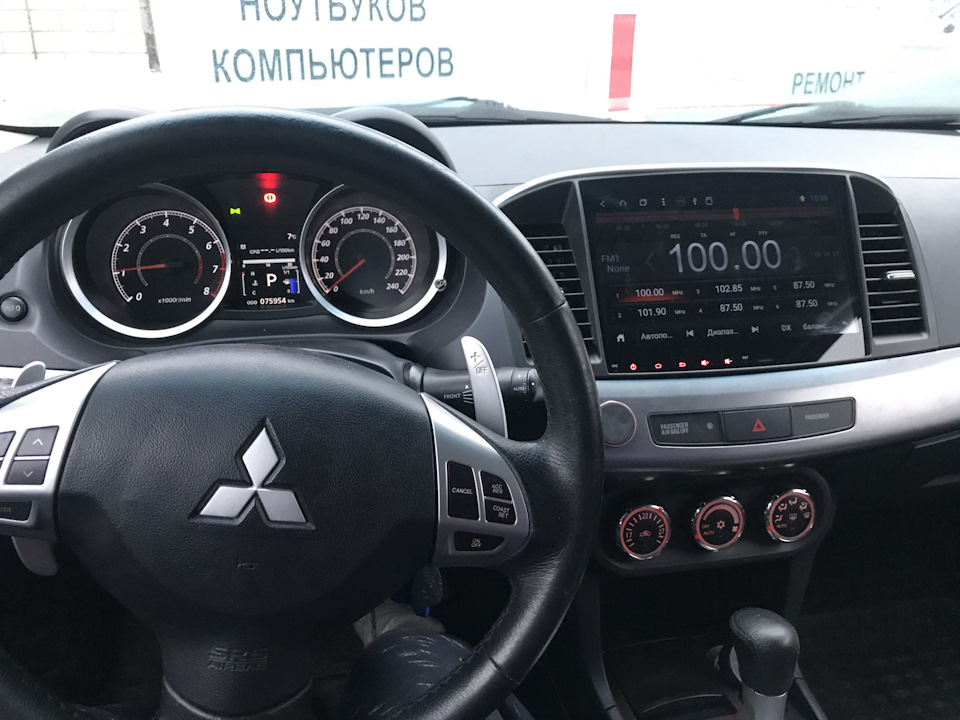 Установка климат контроля — Mitsubishi Lancer X, 2 л, 2008 года ...