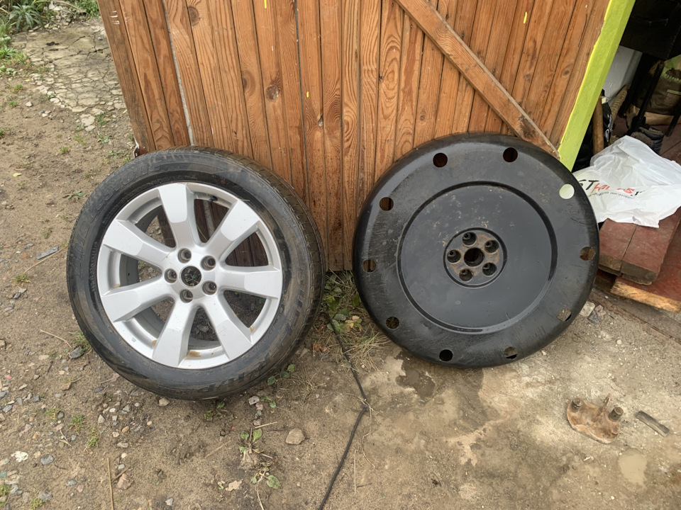 Проверка запаски — Mitsubishi Outlander XL, 2 л, 2010 года | своими ...
