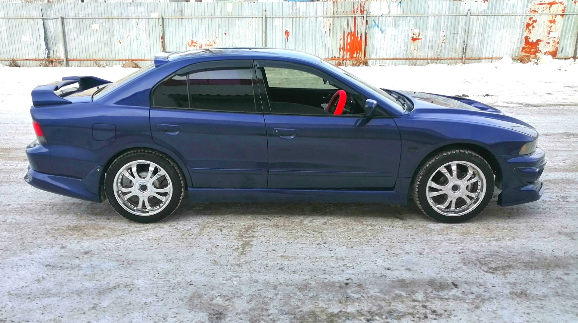 Розовый руль) — Mitsubishi Galant (8G), 1,8 л, 2000 года | стайлинг ...
