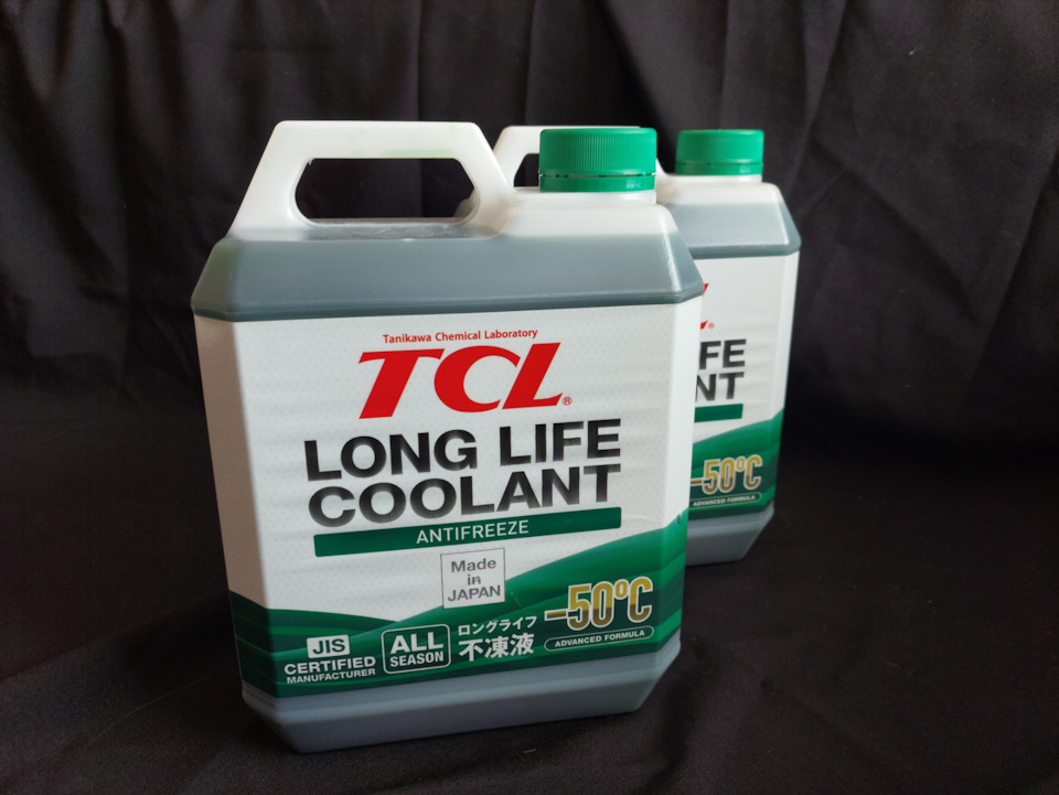 Замена антифриза TCL Long Life Coolant GREEN -50°C — Toyota Corona ...