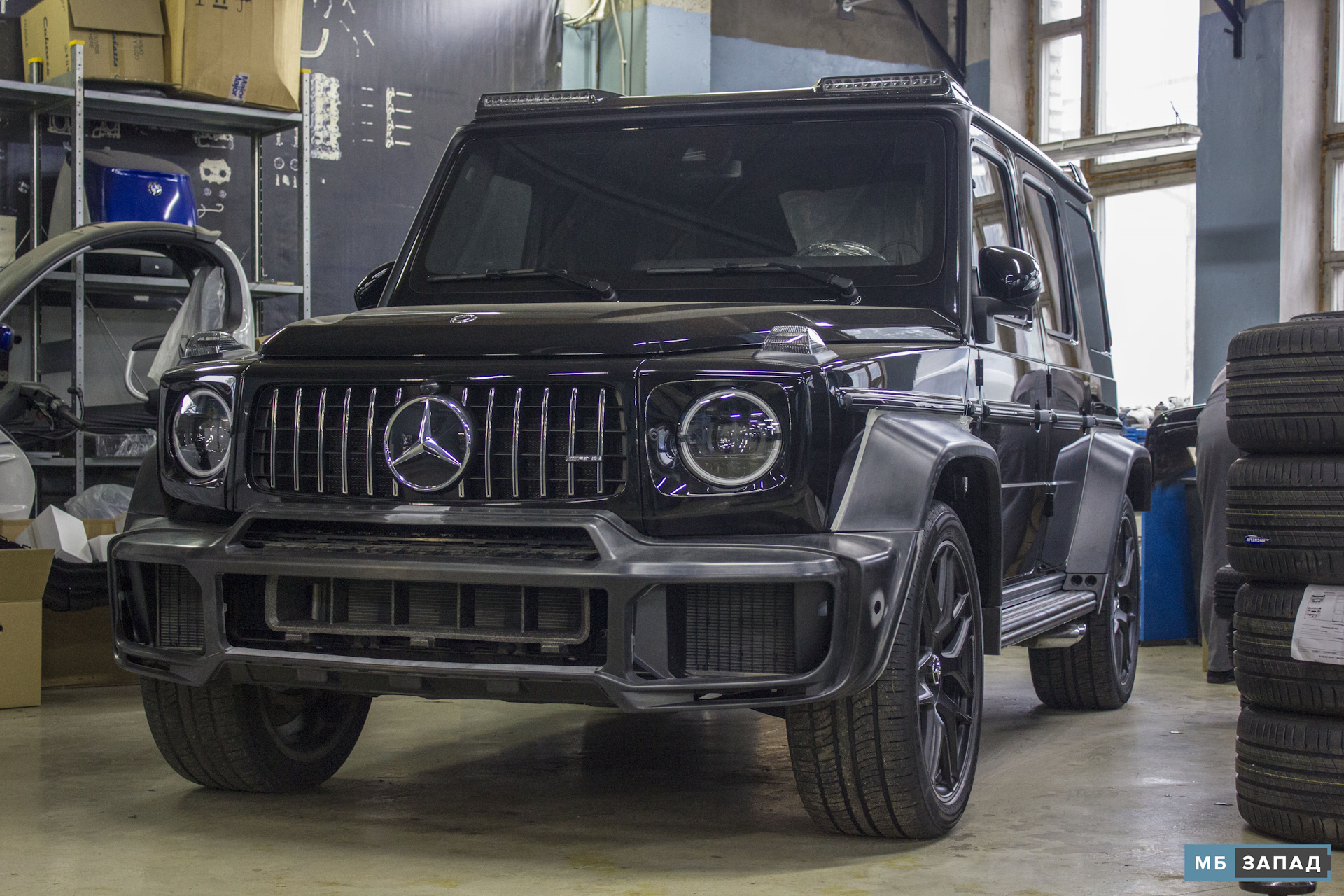 Brabus 700 g63 Widestar 2020 матовый серый