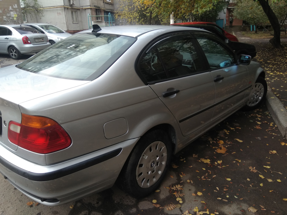 Устранение рыжиков на арках. — BMW 3 series (E46), 1,9 л, 2001 года ...