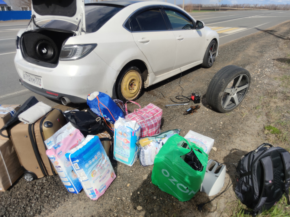 500 км на докатке — Mazda 6 (2G) GH, 2,5 л, 2008 года | путешествие ...