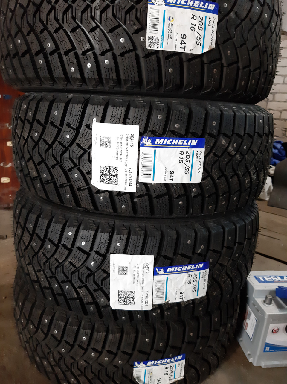 94t michelin x ice north. Michelin x-Ice North 2.