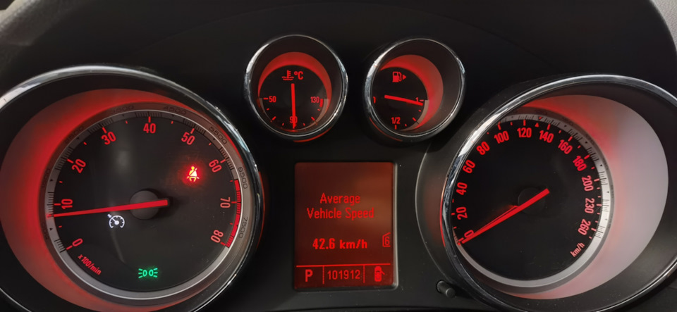 Расход топлива (на холостом ходу, средний расход, средняя скорость при ...