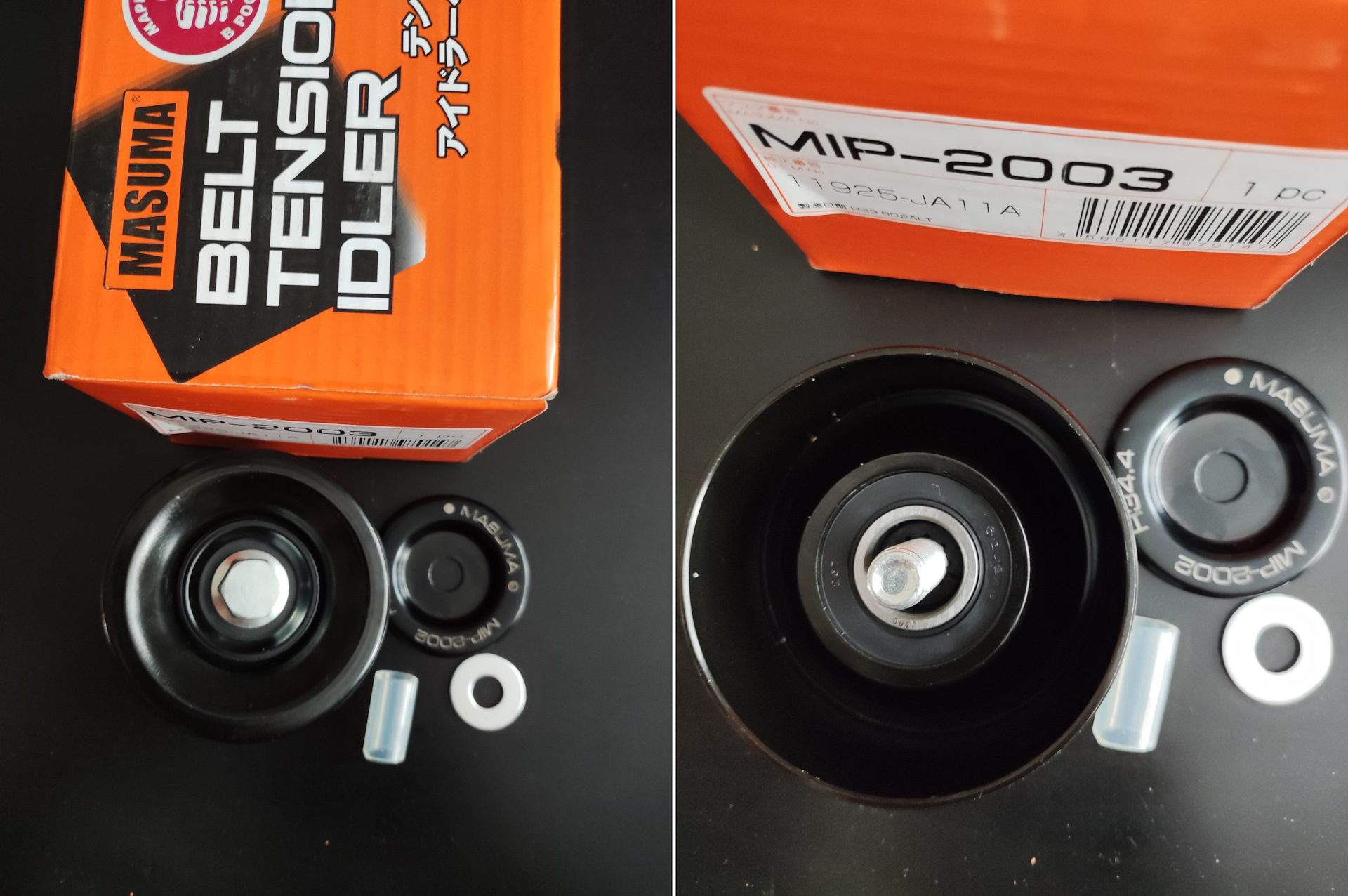 Замена роликов приводного ремня Nissan Murano Z51 Masuma / замена ...