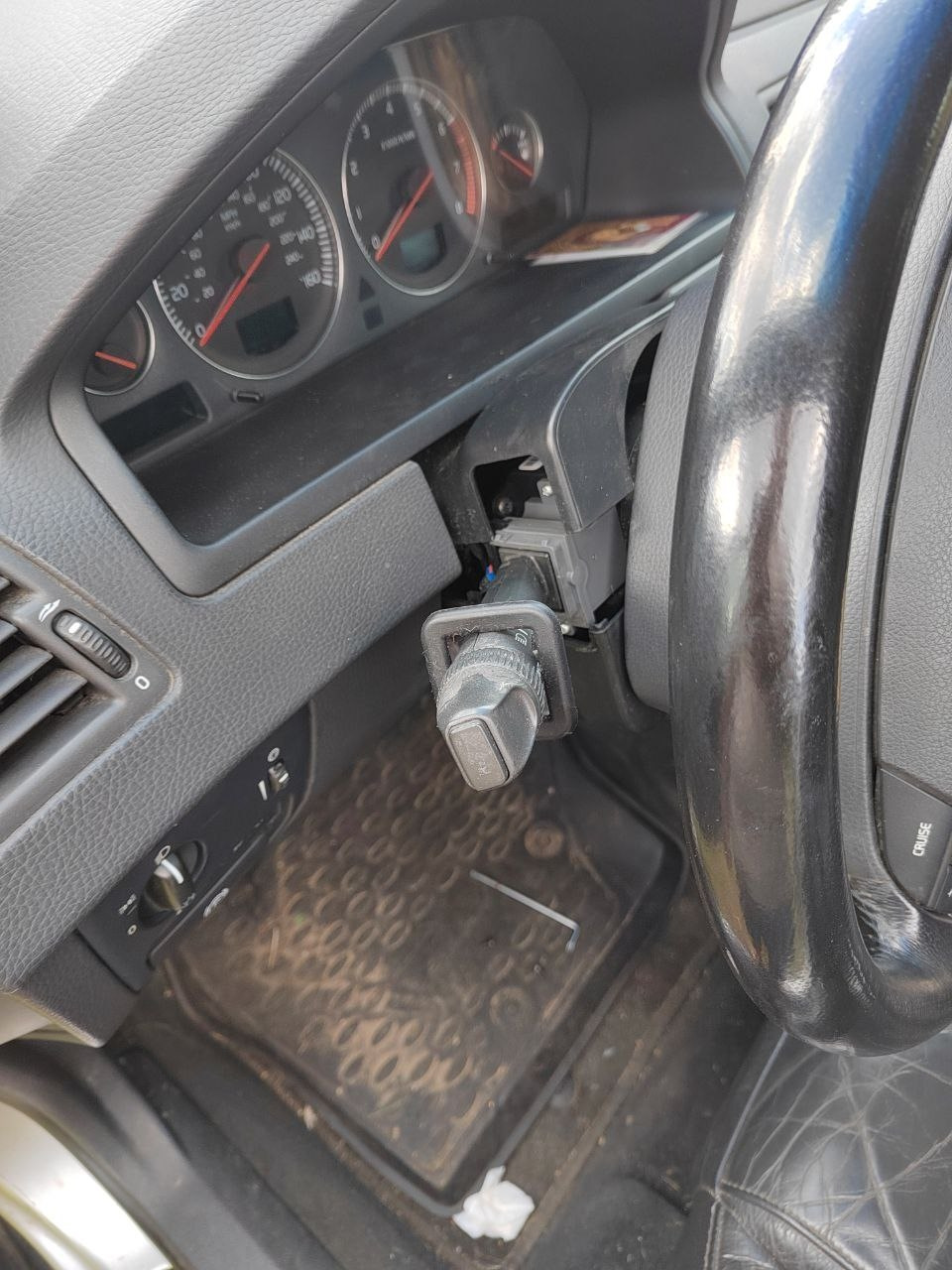 Ремонт поворотников — ручка поворотника — Volvo XC90 (1G), 2,5 л, 2005 ...