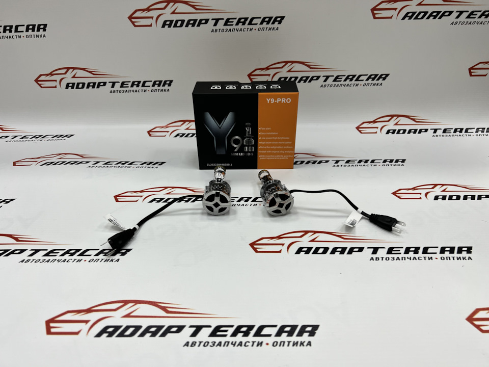 Светодиодные мини-линзы Y9 PRO H7 6000K — Adaptercar на DRIVE2