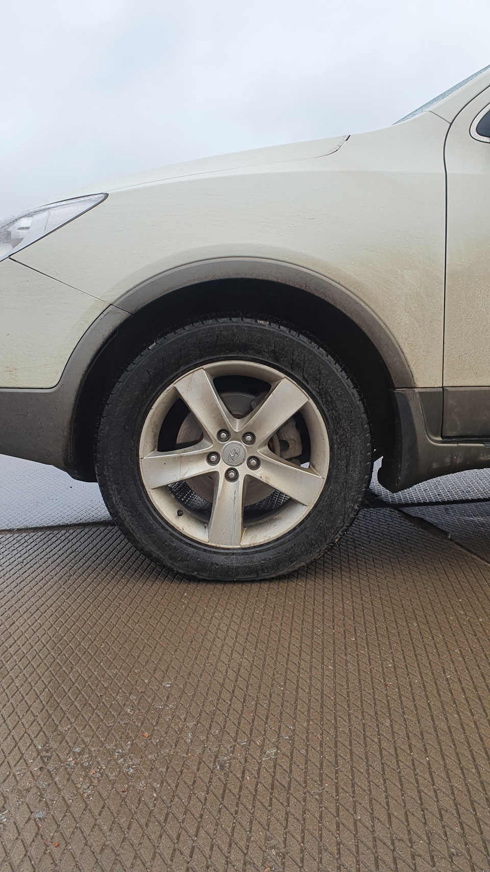 Перед выше чем зад (по расстоянию до арки) — Hyundai ix55