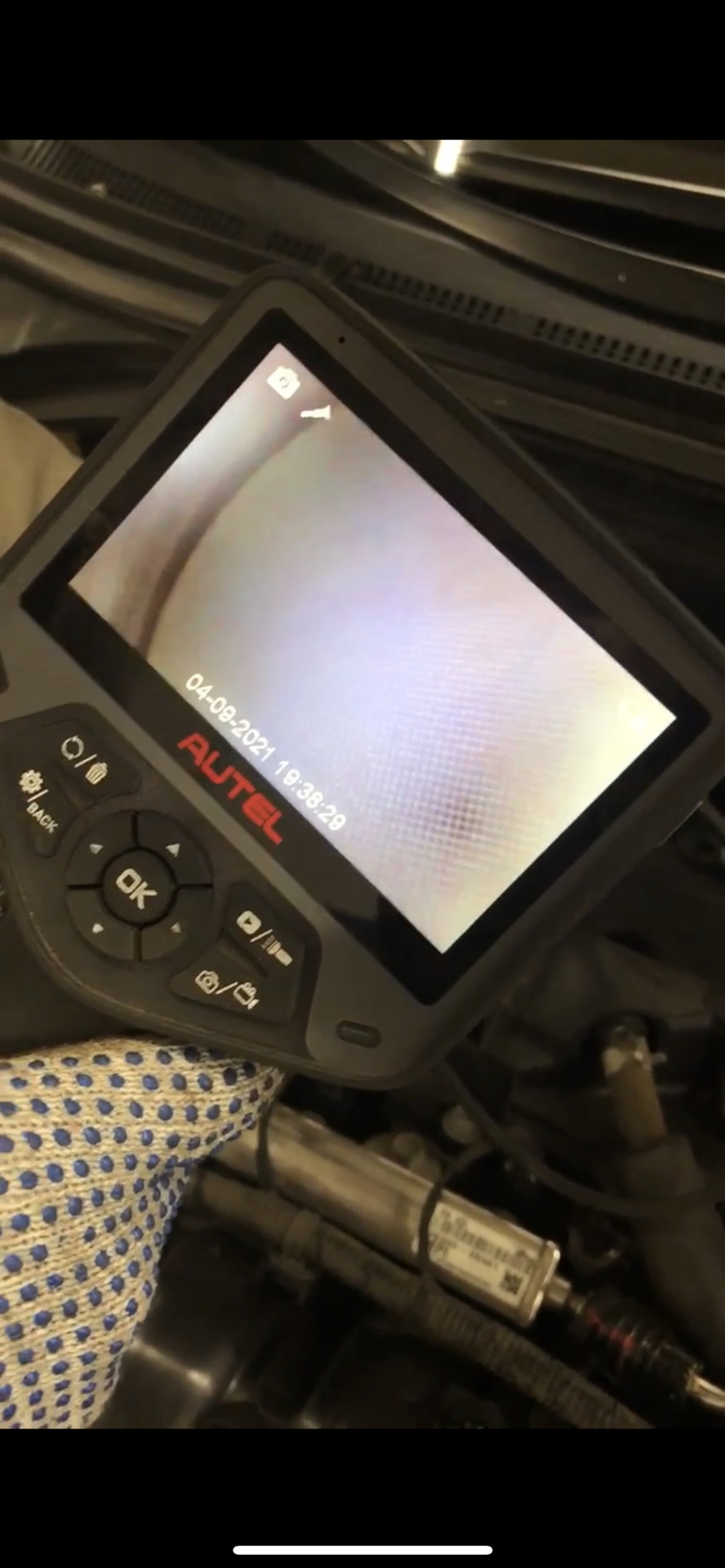 Проверка двигателя+катализатора эндоскопом на 75к — Hyundai Elantra (6G ...