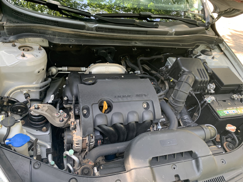 Замена цепи грм, новые задние пружины — KIA Ceed (1G), 1,6 л, 2009 года ...