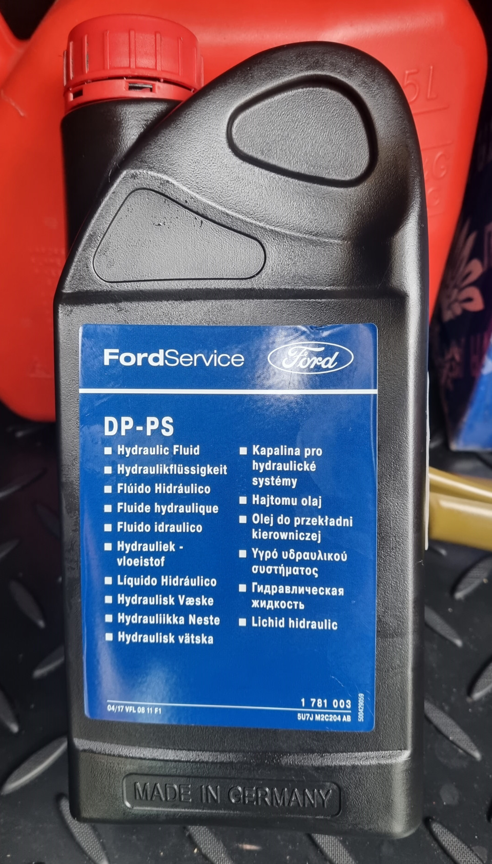 1781003 Жидкость ГУР 1L DP-PS / M2C204-A2 Ford | Запчасти на DRIVE2