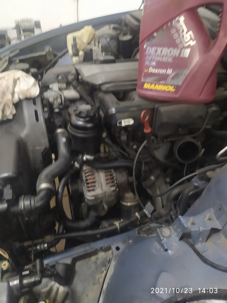 Замена шлангов гура и так по мелочи — BMW 5 series Touring (E39), 2,5 л ...