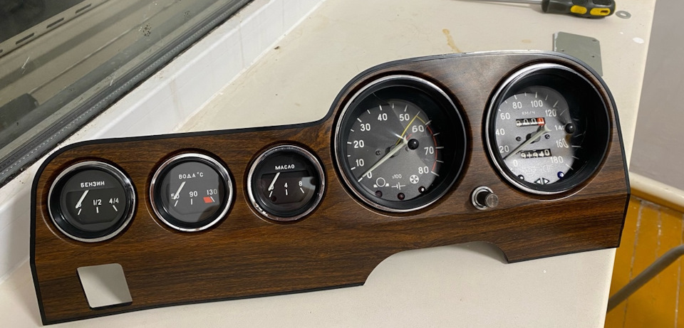 Небольшое преображение Приборной панели. — Lada 2106, 1,6 л, 1978 года ...