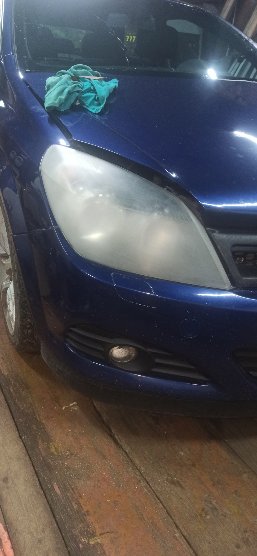88. Покрытие фар лаком — Opel Astra H GTC, 1,8 л, 2007 года | своими ...