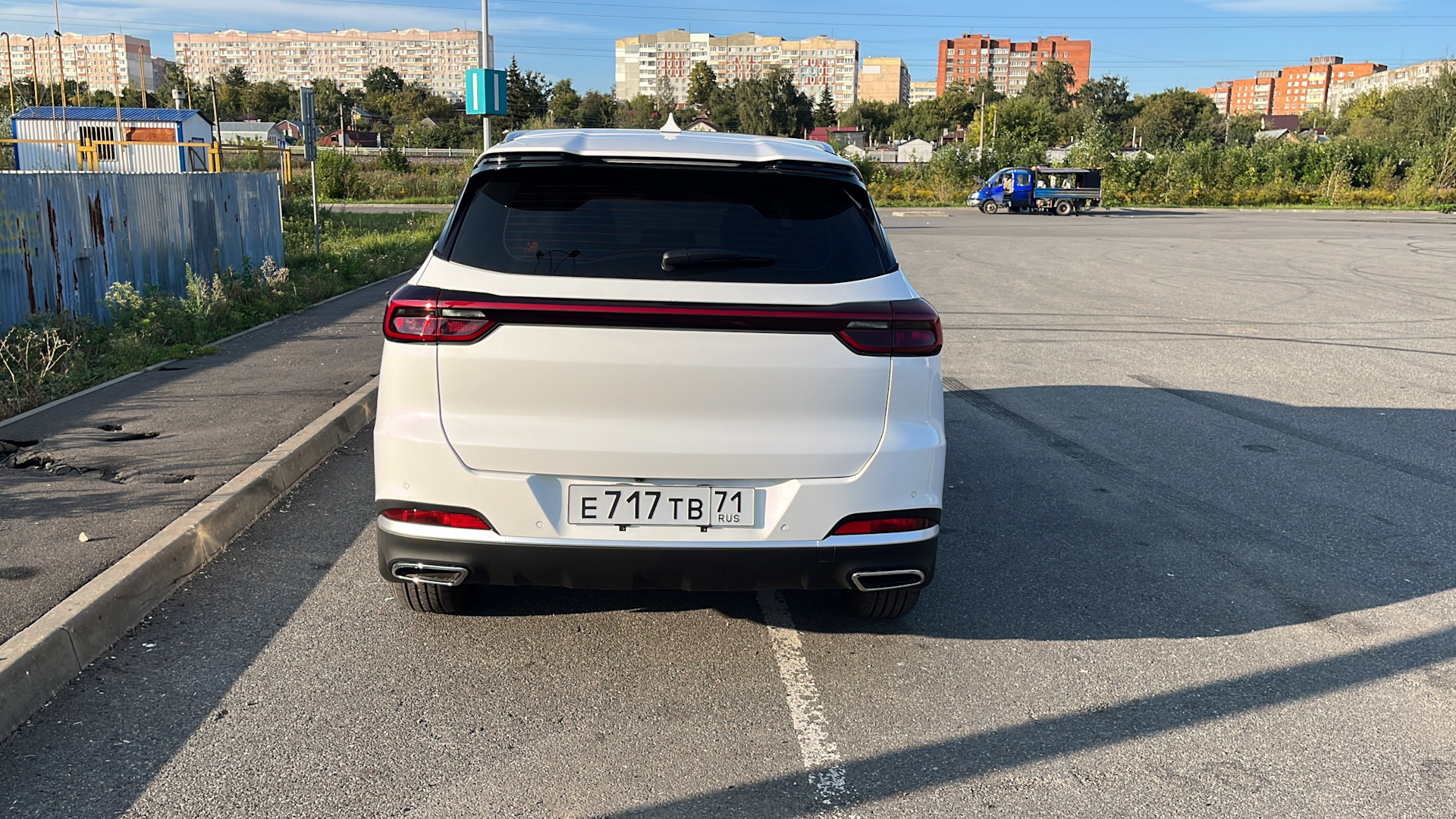 Безрамочное крепление номеров — Chery Tiggo 7 Pro Max, 1,5 л, 2023 года ...