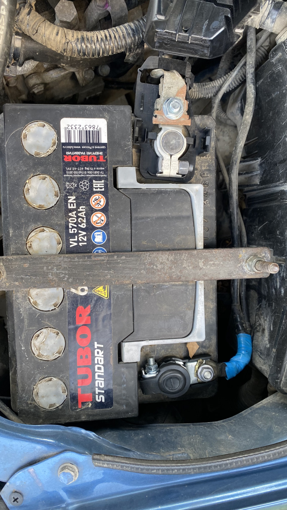 Замена клемм акб — Subaru Impreza (GE, GH), 2 л, 2008 года | своими ...