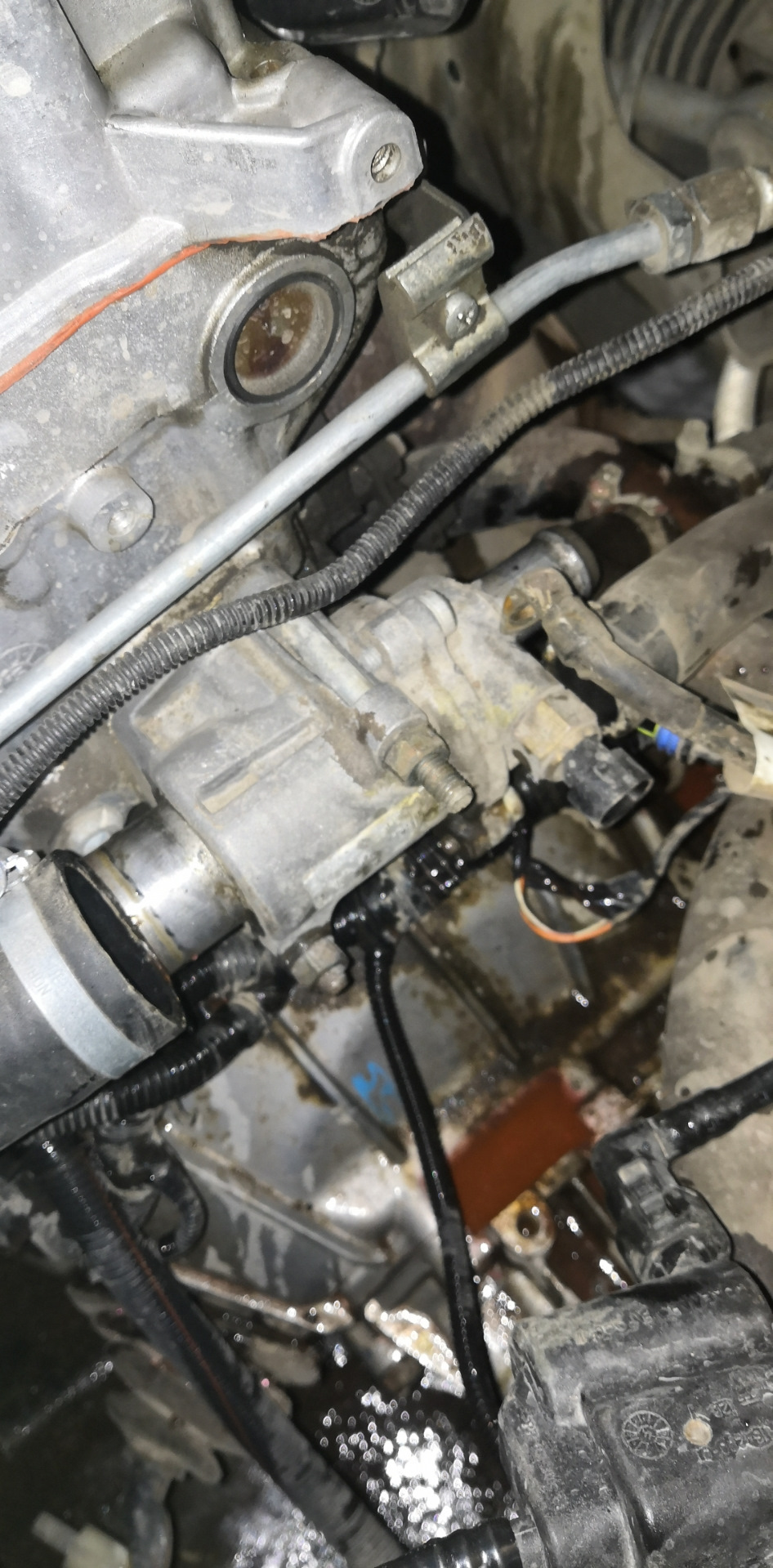 Замена термостата + чистка дроссельной заслонки. — Lada Гранта лифтбек ...