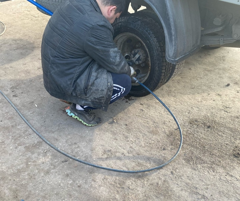 Шиномонтаж — ГАЗ Газель, 2,8 л, 2011 года | шины | DRIVE2