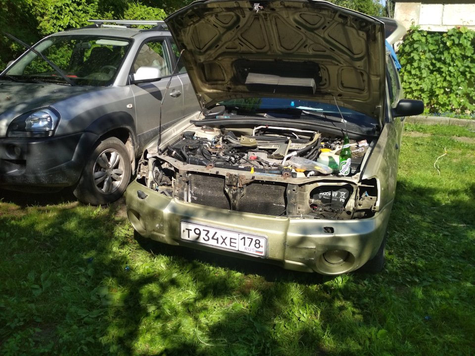 Пробка, бачок, фильтр, свет птф, дудки. — Subaru Forester (SG), 2 л ...