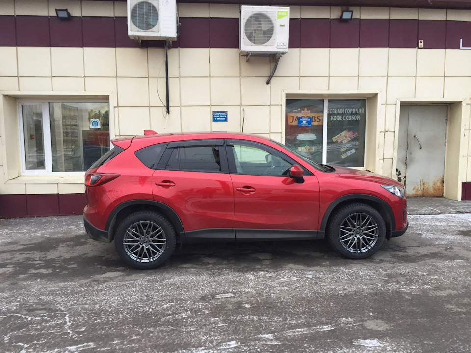 Поставил R19 диски и зимнюю резину — Mazda CX-5 (1G), 2,5 л, 2013 года ...