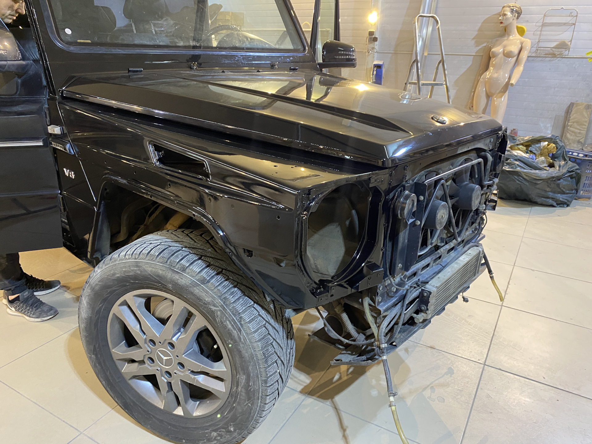 Покрасили Авто — Mercedes-Benz G-Class (W463), 5 л, 2001 года | визит на  сервис | DRIVE2