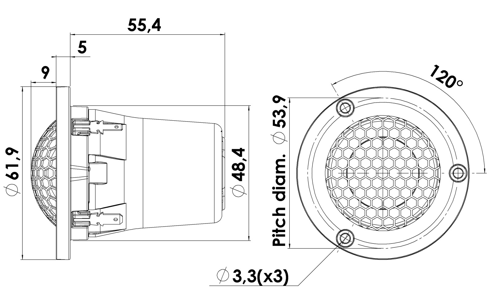 Scan-Speak Illuminator D3004/602010 — замена ВЧ — Nissan Murano II, 3,5 ...