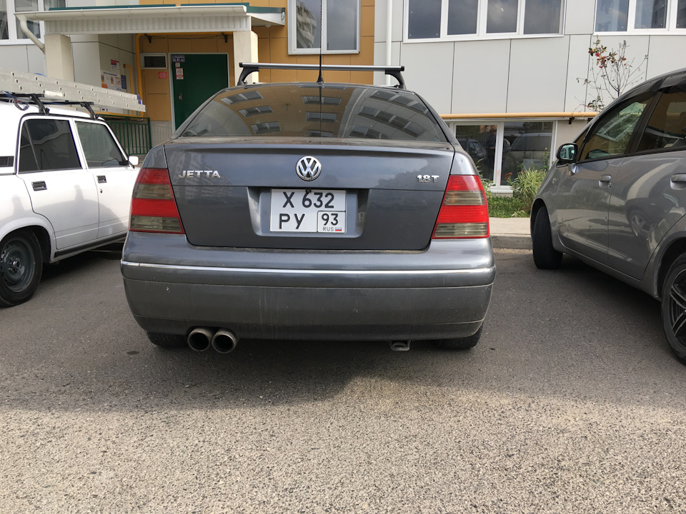 «Квадратный» номер по новому ГОСТу — Volkswagen Jetta IV, 1,8 л, 2003 ...