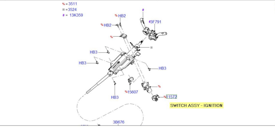 Ремонт замка зажигания. — Ford Escape (2G), 2,5 л, 2010 года | своими ...