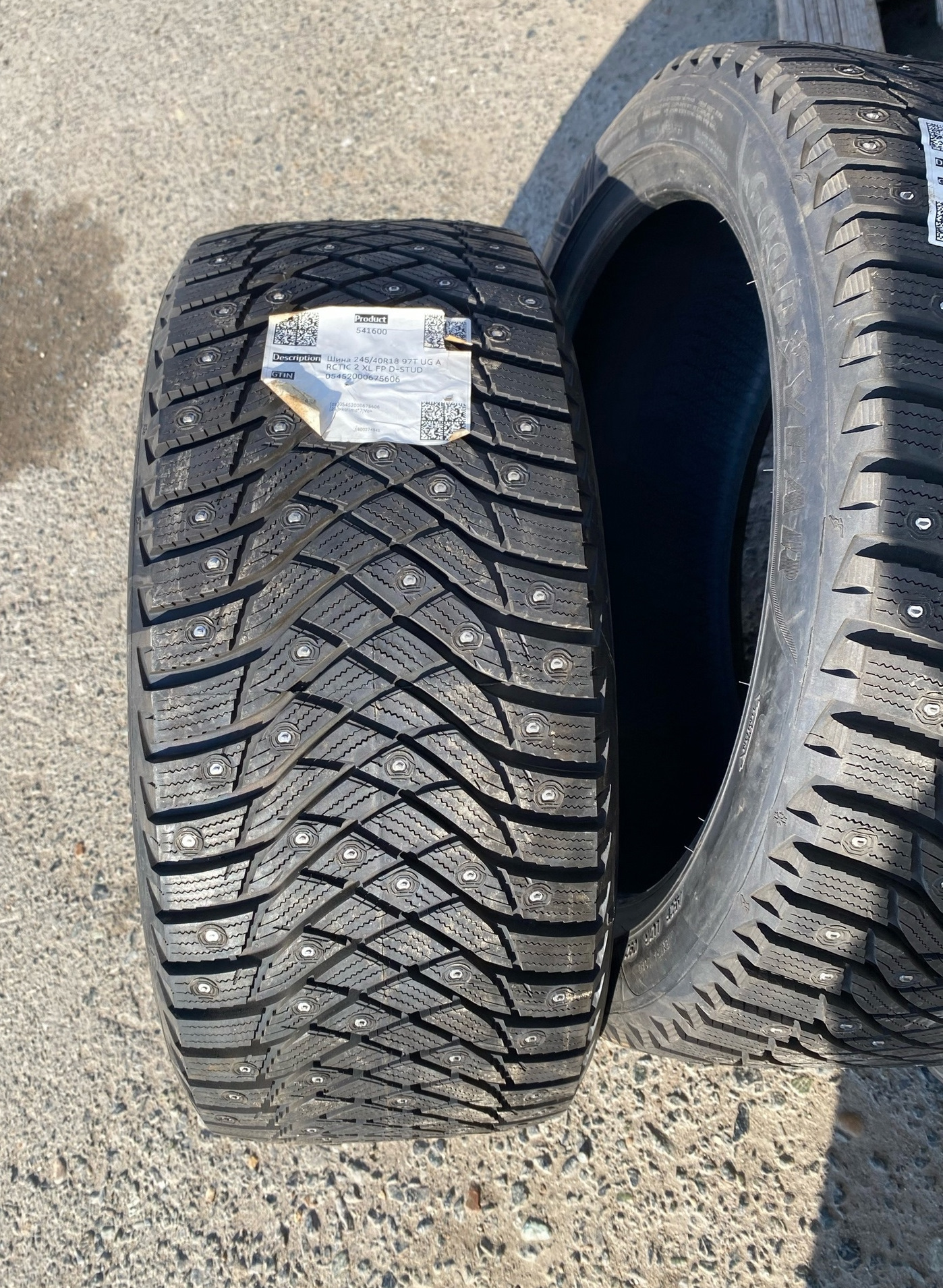 Зимние шины Goodyear UltraGrip Arctic 2 245/40 R18 — Audi TT (3G), 2 л ...