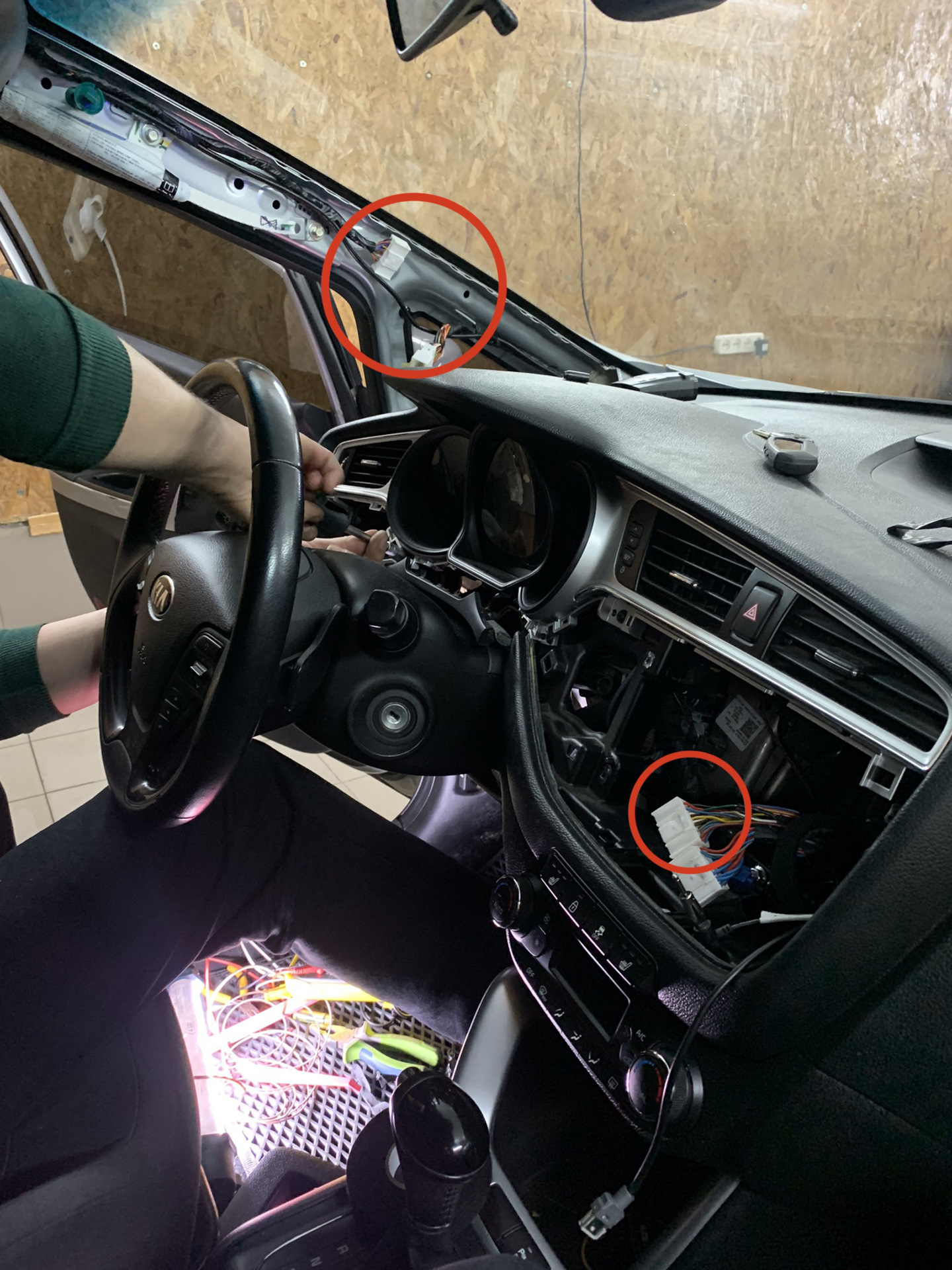 Замена ШГУ КИА СИД JD микрофон ч. Заключительная — KIA Ceed (2G), 1,6 л ...