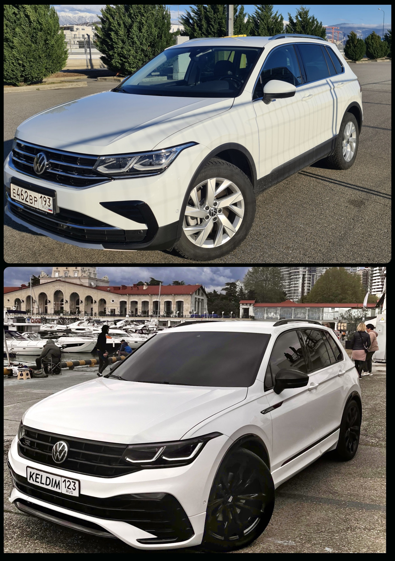 ↪️Обвес R-Line Tiguan 2021г. Done ✓ — Volkswagen Tiguan (2G), 2 л, 2021  года | стайлинг | DRIVE2