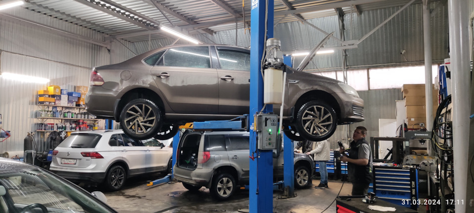 Замена масла в DSG-7 DQ200 — Volkswagen Polo Sedan, 1,4 л, 2019 года ...