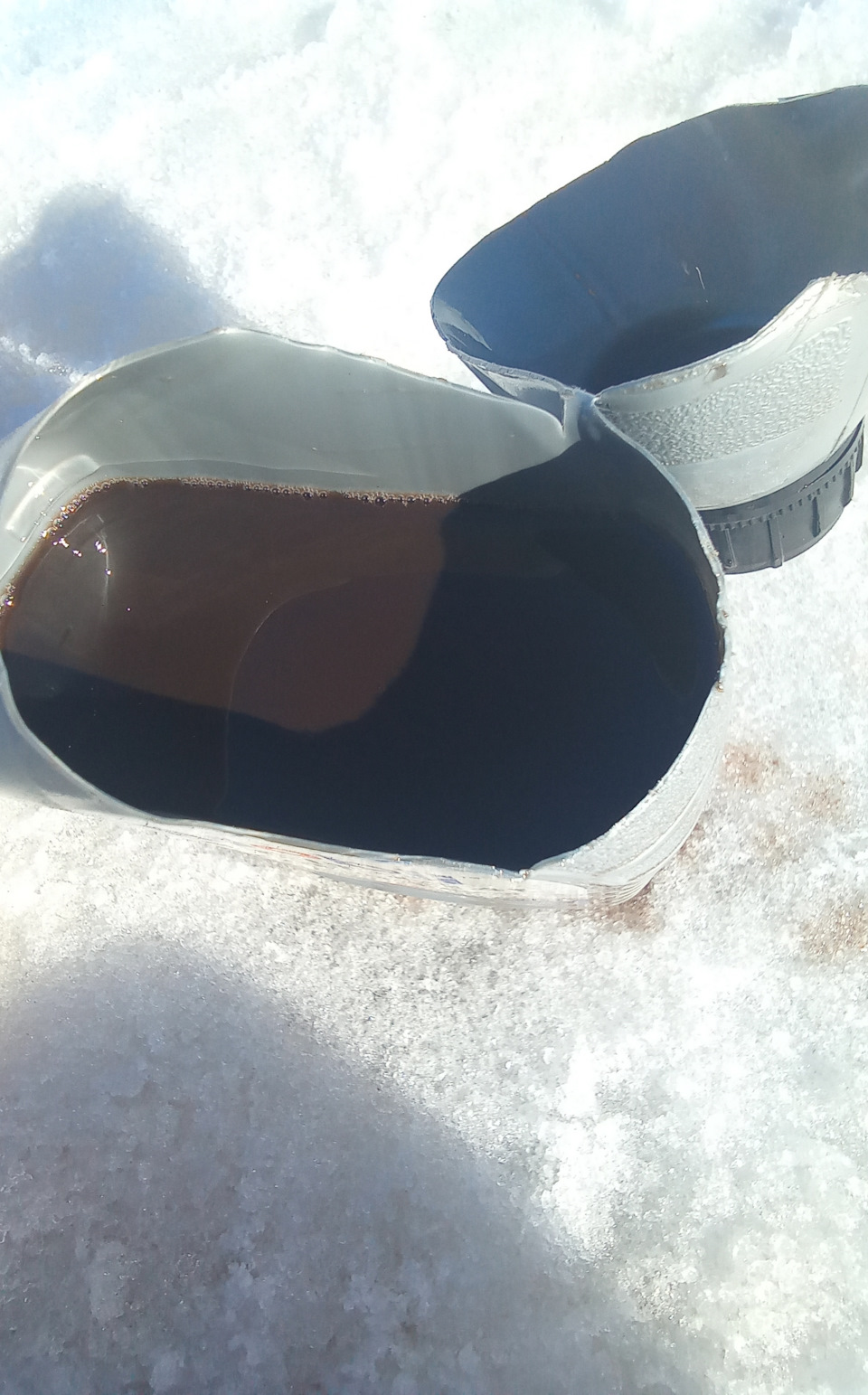 Такой цвет масла был, картина печальная — Citroen C4 (1G)