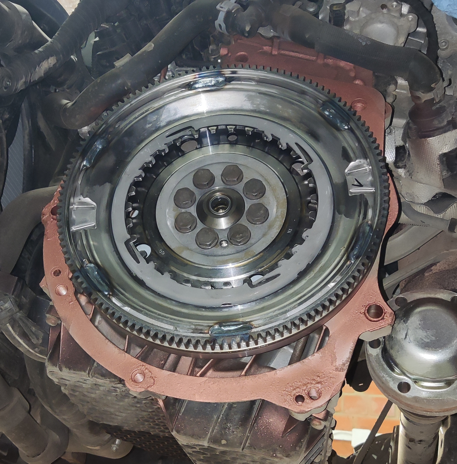 Skoda Superb Замена сцепления dq200 + маховик! — Skoda Superb Mk3, 1,8 ...