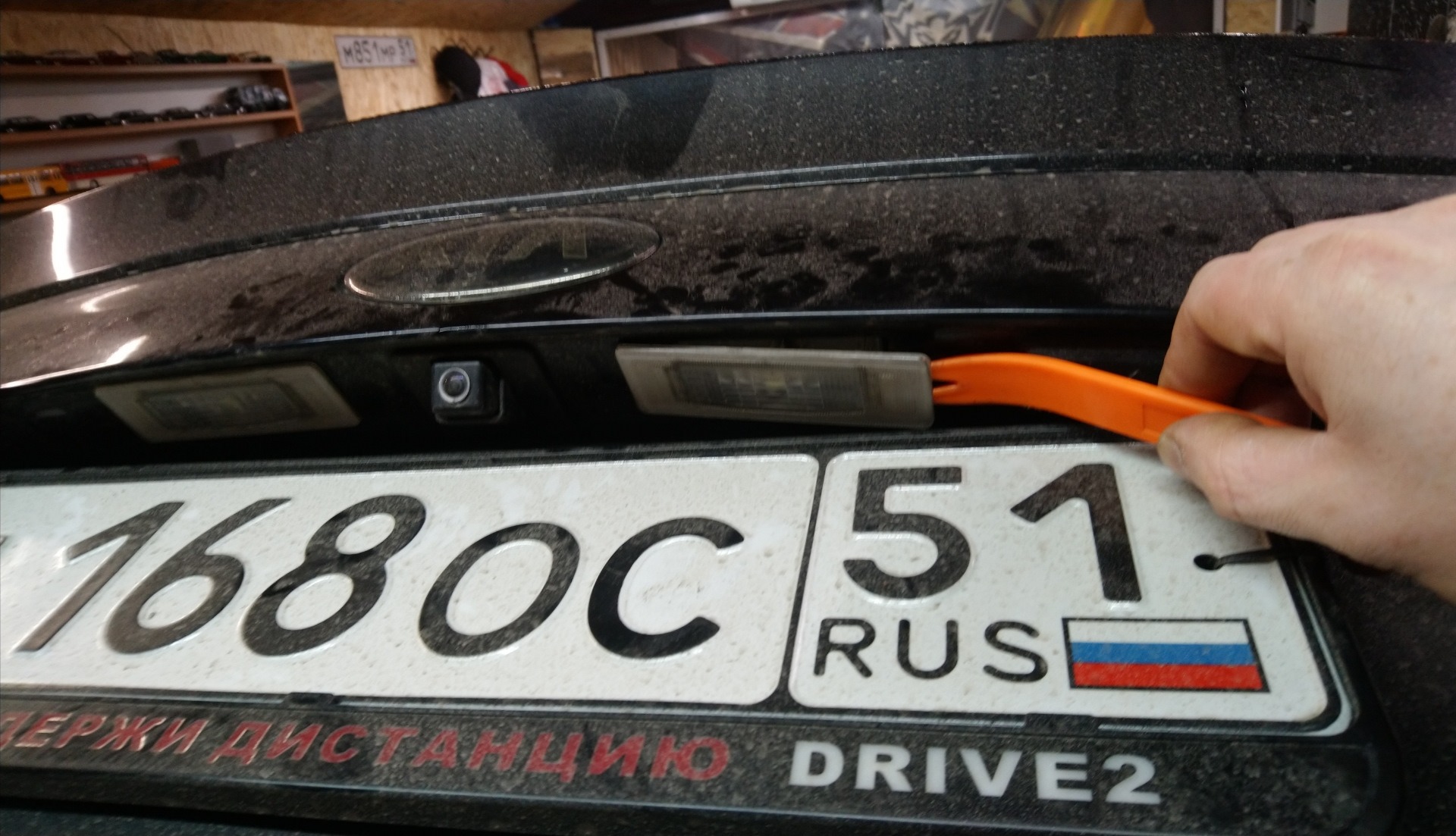 𝓓𝓮𝓞𝓹𝓽𝓲𝓶𝓾𝓼🝳 Замена лампочек госномера на DLeD — KIA Optima (3G), 2,4 л ...