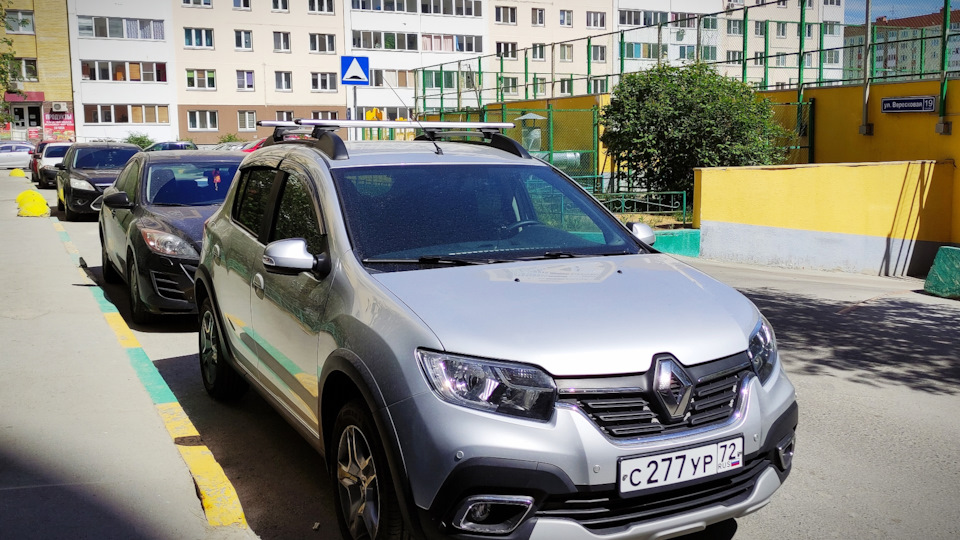 Багажник мне на крышу! ))) — Renault Sandero Stepway (2G), 1,6 л, 2019 ...