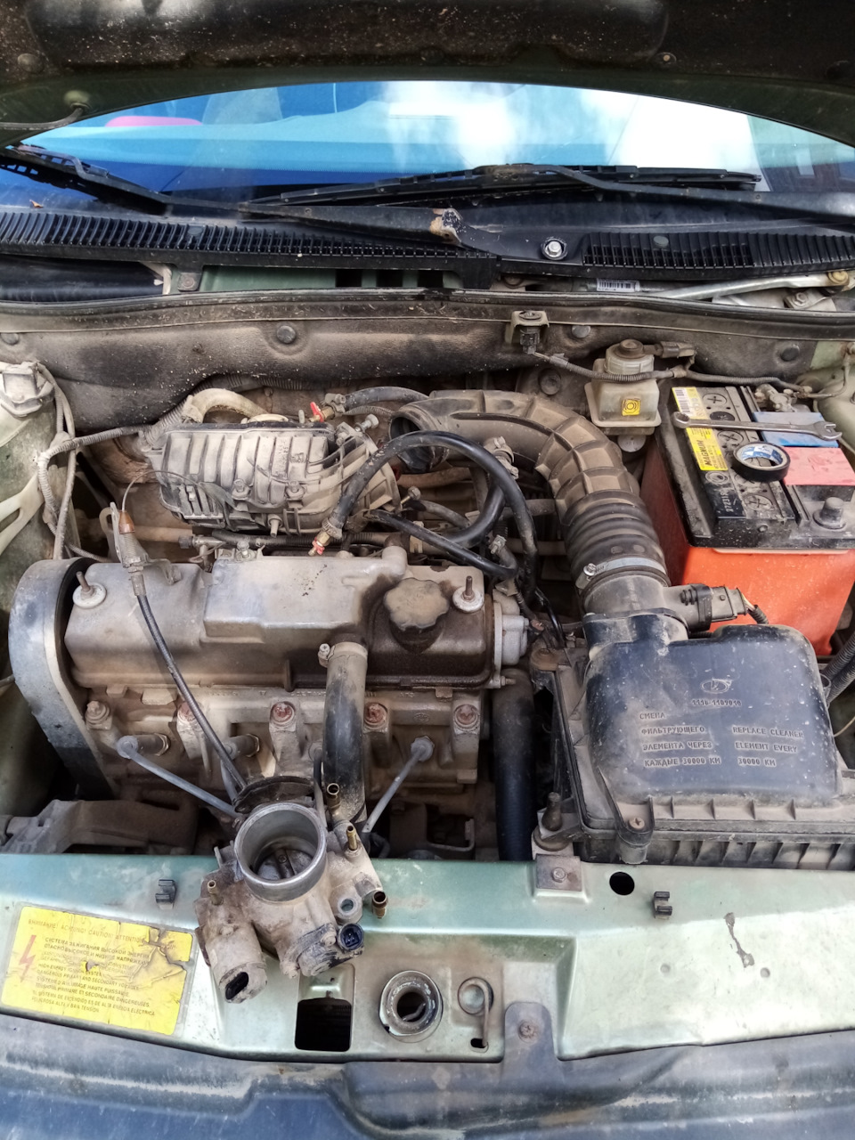 Чистка дросселя — LADA Калина универсал, 1,6 л., 2009 года | своими ...