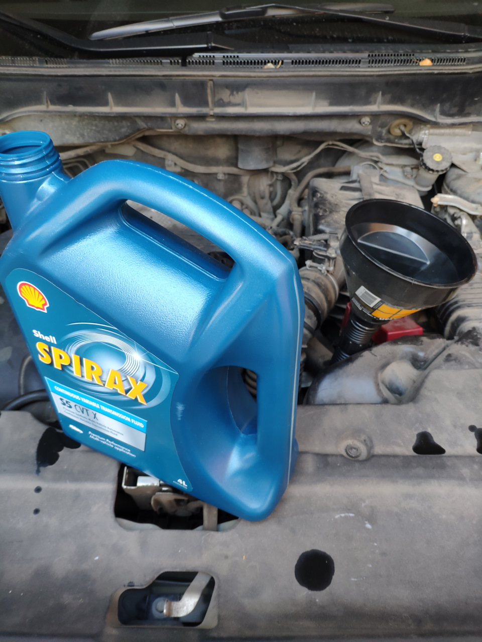 Запись в принципе для себя (частичная замена масла в вариаторе ...