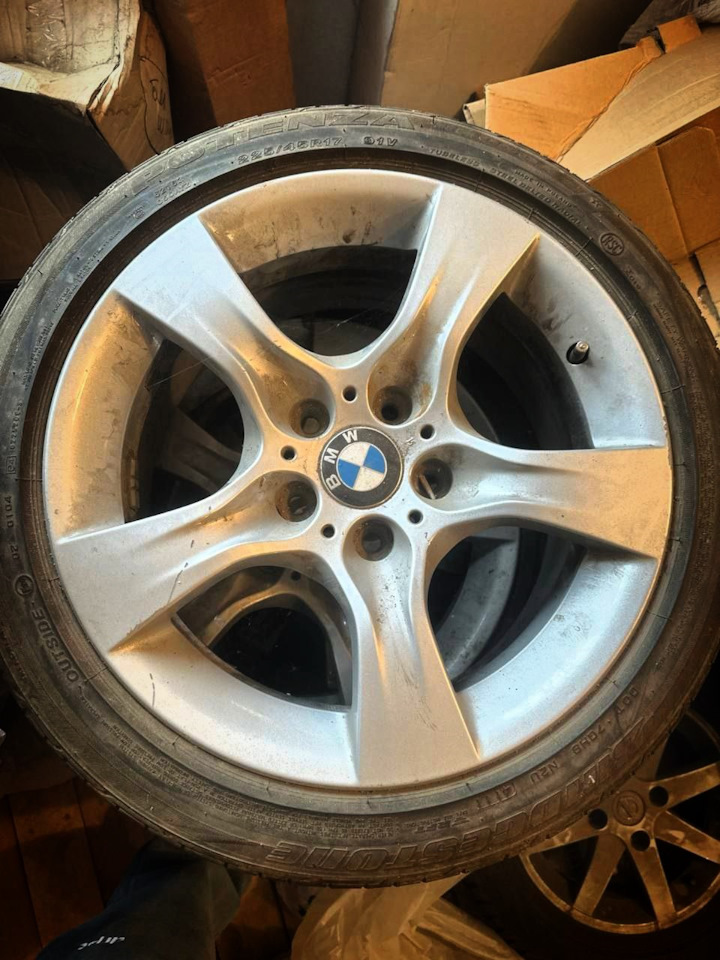Шины летние Bridgestone 225/45 R17, литые диски Ronal 8Jx17 ET34 5x120 ...