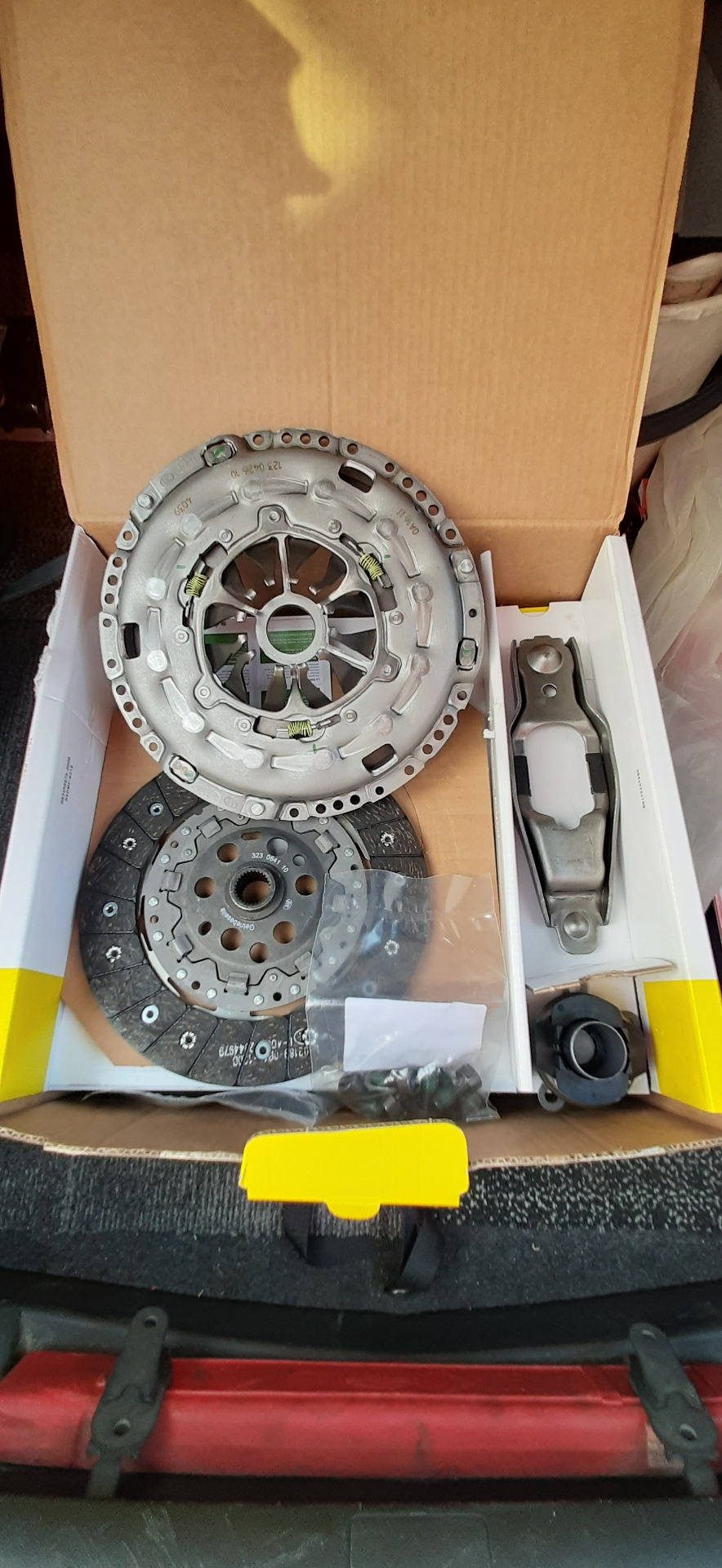 замена двухмассового маховика и сцепления — Skoda Octavia A5 Mk2, 1,9 л ...