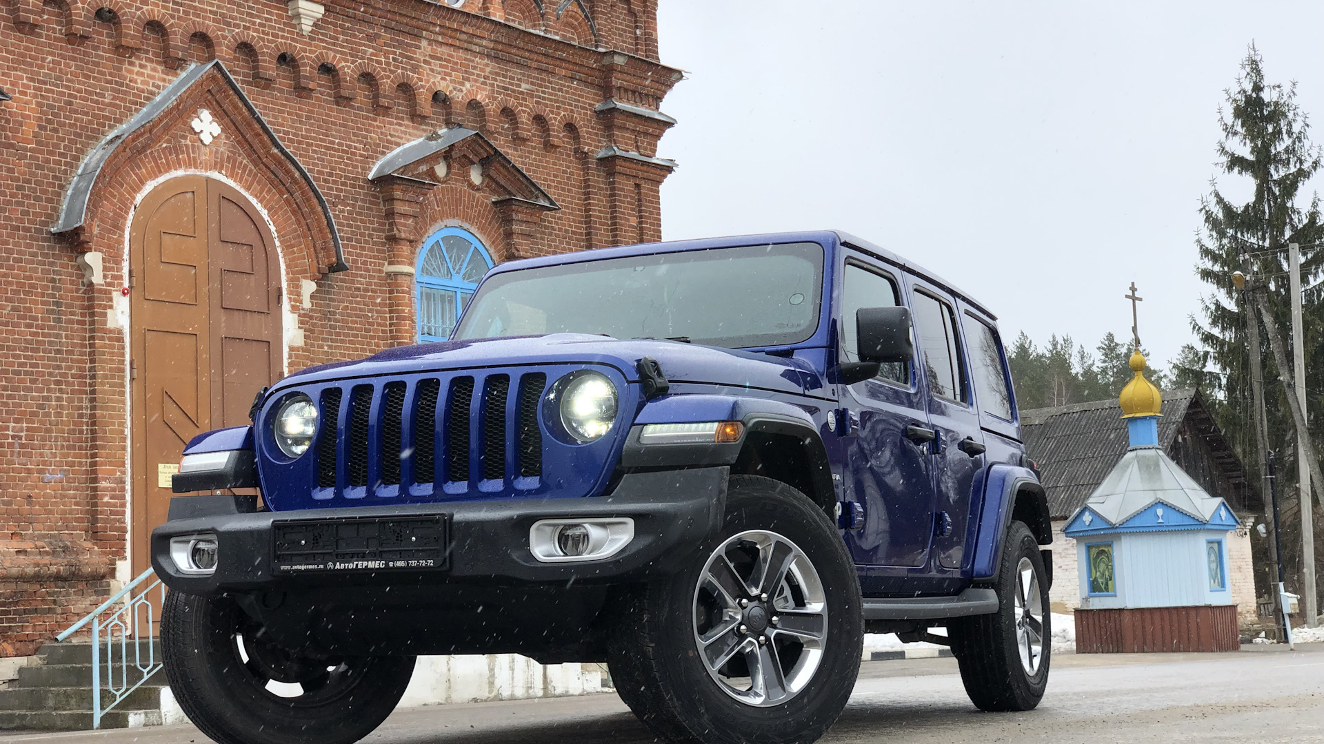 Jeep Wrangler (JL) 2.0 бензиновый 2018 | Синий перламутр на DRIVE2