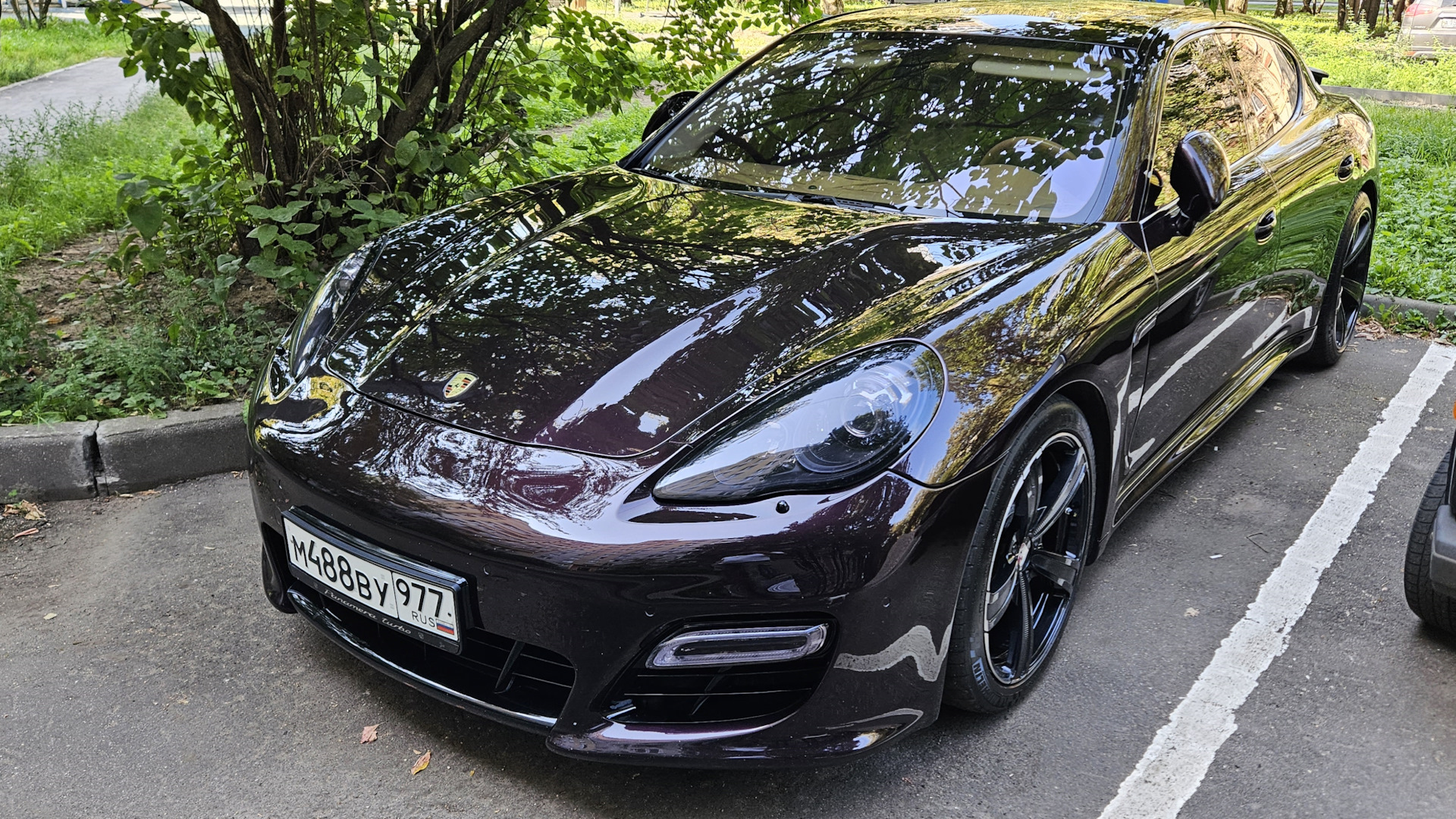 Porsche Panamera (1G) 970 4.8 бензиновый 2011 | Turbo VioLeTTa на DRIVE2