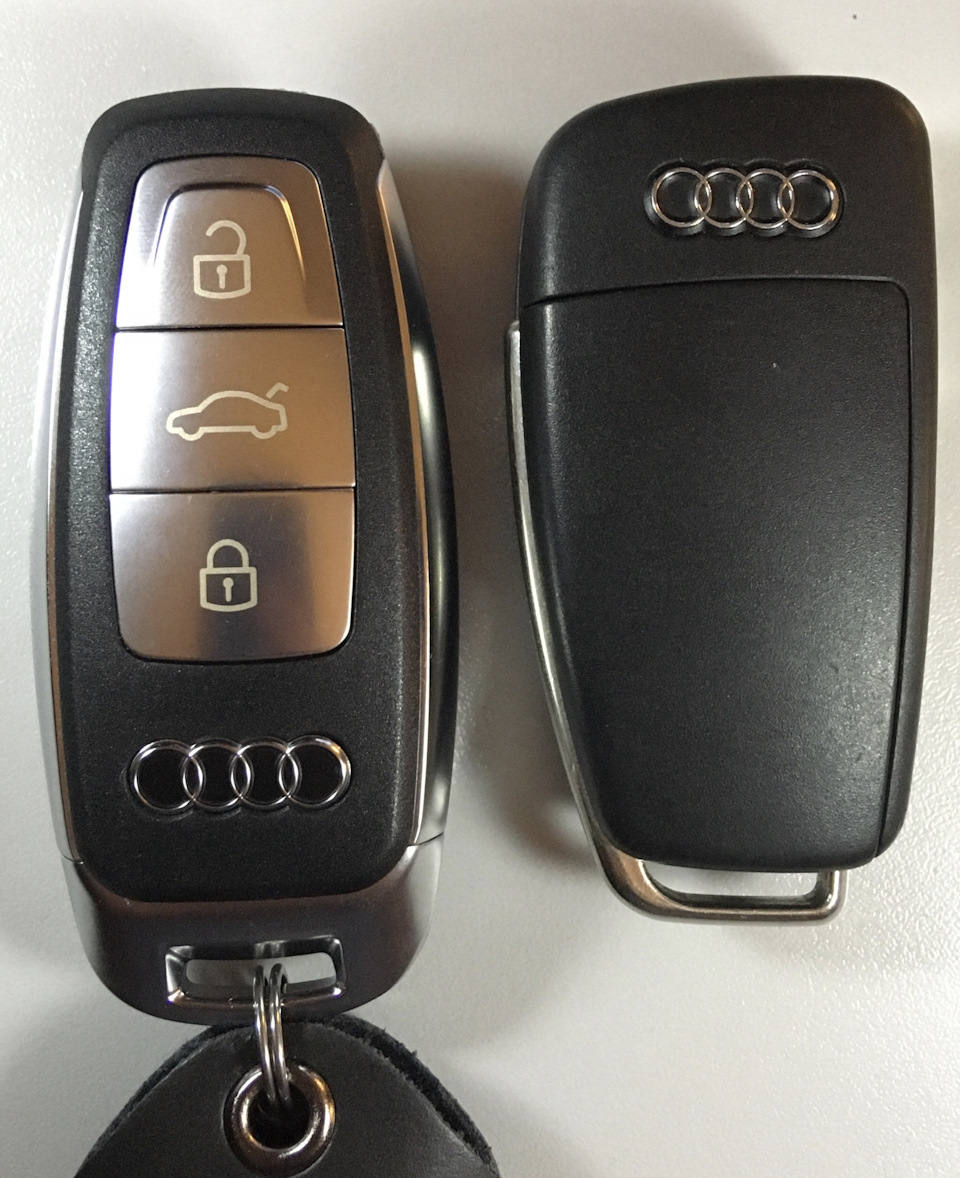 Новый корпус ключа Keyless — Audi A3 (8V), 1,4 л, 2015 года | аксессуары |  DRIVE2