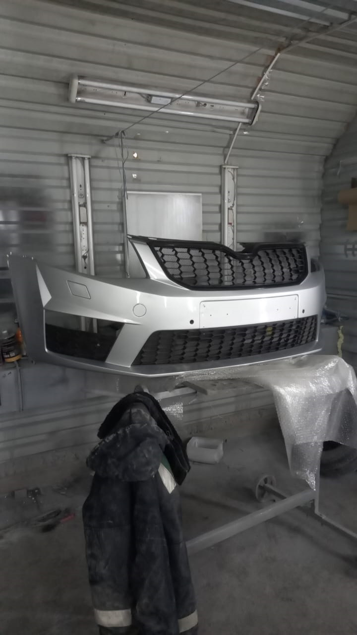 Красим бампер или на шаг ближе к RS🤟 — Skoda Octavia A7 Mk3, 1,8 л ...